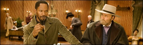 Jamie Foxx et Franco Nero dans Django Unchained de Quentin Tarantino