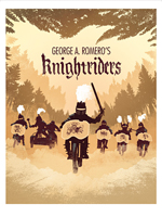 Knightriders - George A. Romero (1981) (affiche de Nathanael Marsh pour l'édition Arrow)